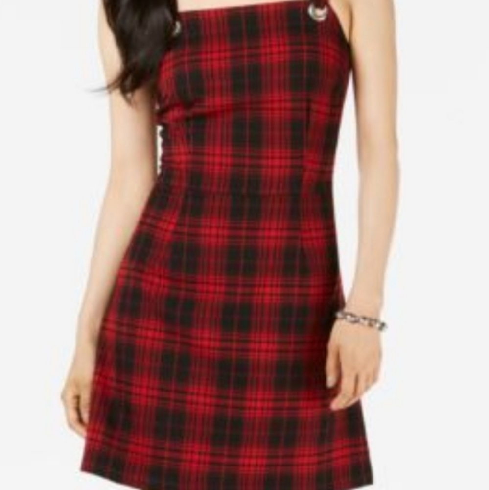 Macys Juniors Plaid Dress